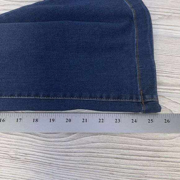 STYLE & CO Wide Leg Crop Blue Jeans Women's Size 16 High Rise NEW NWT - Picture 12 of 13